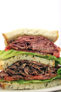 The “Combo sandwich,” with pastrami and corned beef, from Chicago Deli.