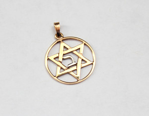 A Star of David pendant passed down to Synenberg that was originally a gift made by her grandfather, Saul Gottlieb, for her grandmother, Bernice.