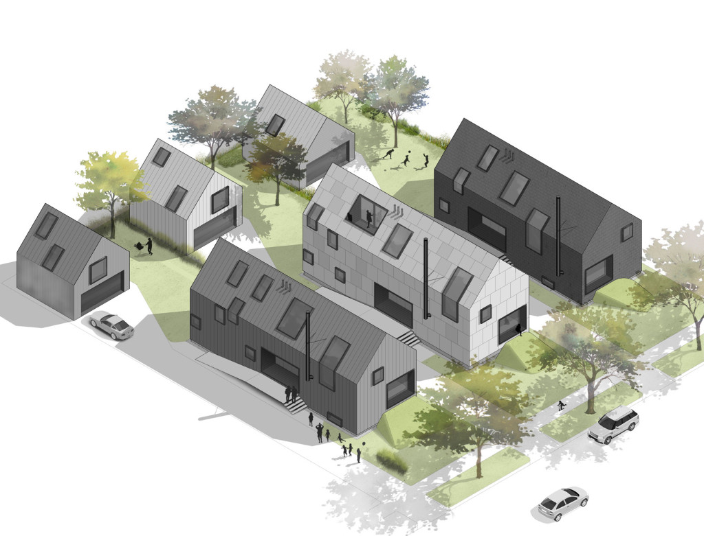 What Shaker Heights’ southern Moreland neighborhood might look like should winning designs in the Shaker Design Competition, like this one from Donnelly Eber, come to fruition.