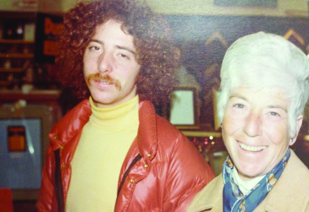 Zack Bruell and his mother Marjorie at the University of Colorado Boulder in 1974. PHOTO | Zack Bruell